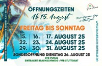 Unsere Sommeröffnungszeiten bis 31.08.2025