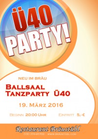 Ballsaal Tanzparty  Ü40 