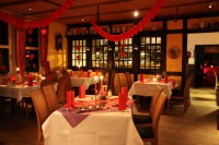 Candle light dinner