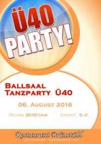 Ballsaal Tanzparty Ü40 