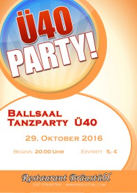 Ballsaal Tanzparty  Ü40 