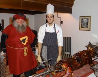 Wildschwein-Grillbuffet auf Burg Rabenstein