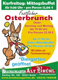 Festlicher Osterbrunch