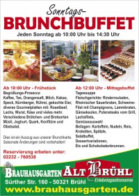 Sonntags Brunchbuffet