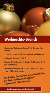 Weihnachtsbrunch