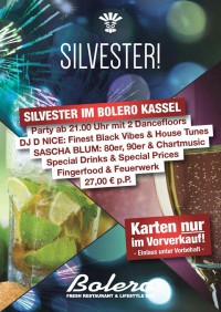 Silvester im Bolero Kassel