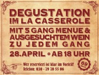 Degustation im La Casserole