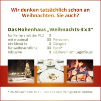 Weihnachts 3x3 auf Hohenhaus
