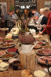 Enten- und Wildbuffet