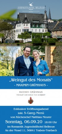 „WEINGUT DES MONATS“ - mit dem Weingut 'MAXIMIN GRÜNHAUS'
