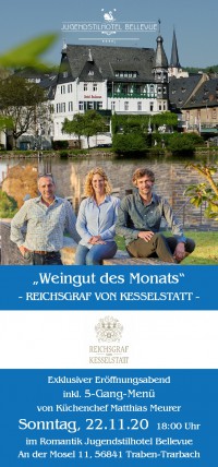 „WEINGUT DES MONATS“ - mit dem Weingut 'REICHSGRAF VON KESSELSTATT'