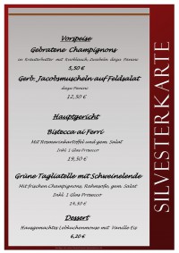 Silvester Menue