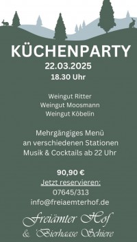 Küchen-Party im Freiämter Hof