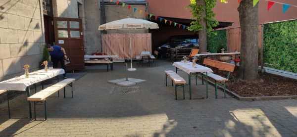 Kulturforum Logenhaus - Biergarten im Logenhof