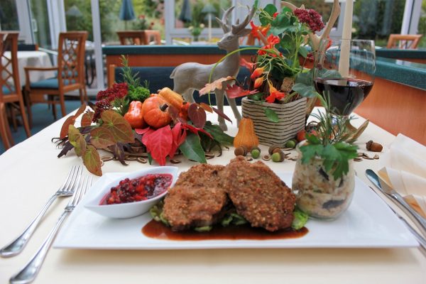 Restaurant blaue Ente im Waldhotel Schäferberg, Espenau bei Kassel