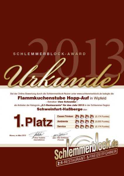 Flammkuchenstube Hopp-Auf 