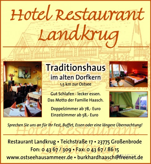 LANDKRUG Hotelrestaurant am Fehmarnbelt