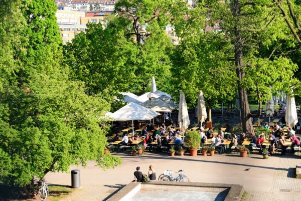 Biergarten im Schlossgarten