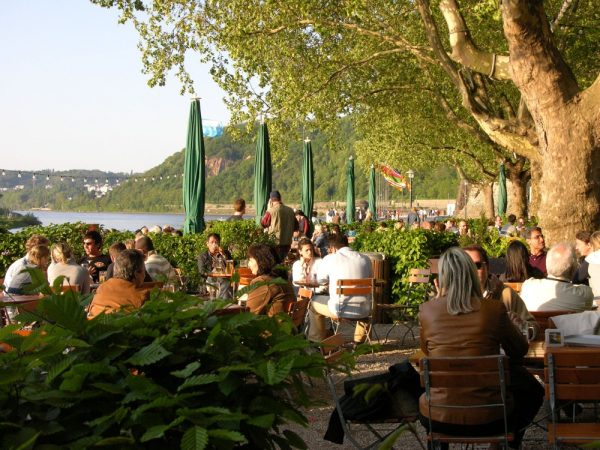 Königsbacher Biergarten am Deutschen Eck, Koblenz