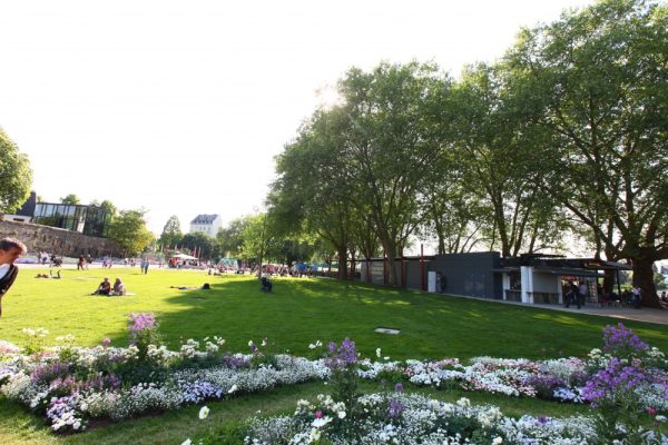 Königsbacher Biergarten am Deutschen Eck