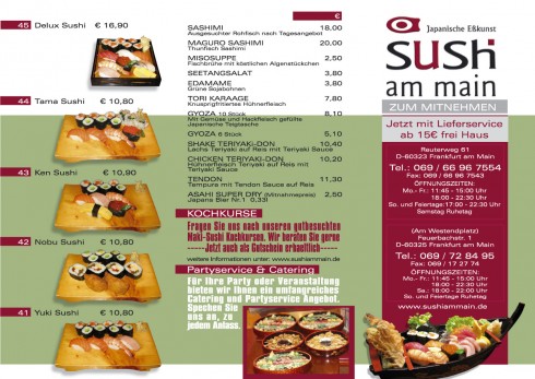 Sushi am Main