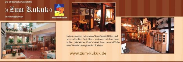 Restaurant Altdeusche Gaststätte Zum Kukuk in Nieheim