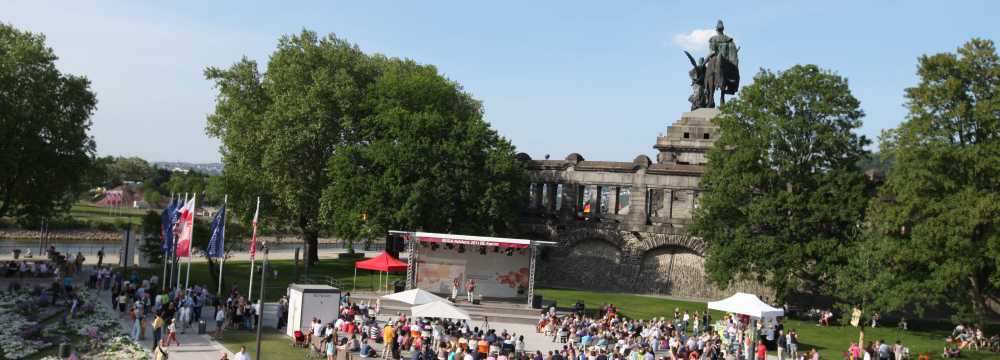 Königsbacher Biergarten am Deutschen Eck
