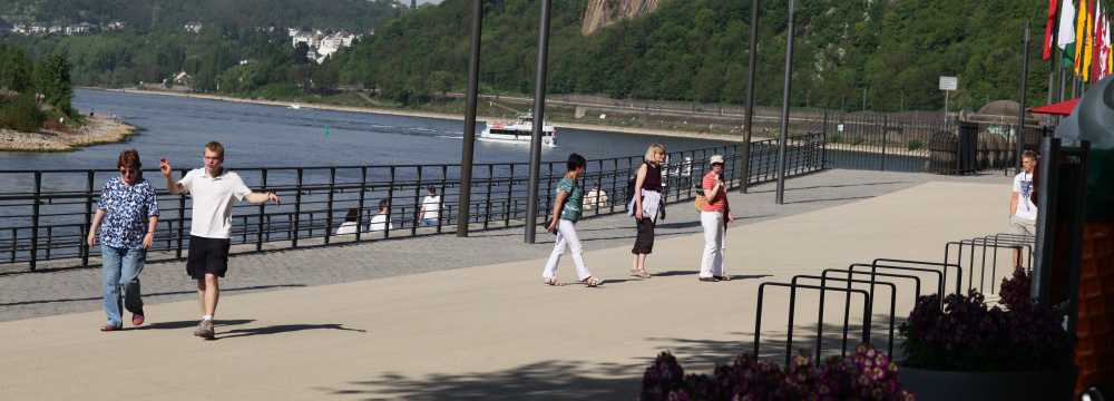 Königsbacher Biergarten am Deutschen Eck