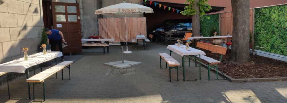 Kulturforum Logenhaus - Biergarten im Logenhof