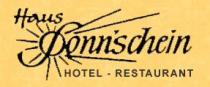 Logo Hotel-Restaurant Haus Sonn'schein