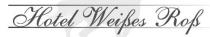 Logo Hotel Weisses Ross Restaurant Parthenon