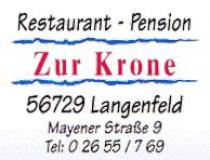 Logo Restaurant Pension Zur Krone