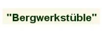 Logo Bergwerkstüble