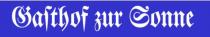 Logo Gasthof zur Sonne