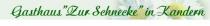 Logo Hotel-Gasthaus Zur Schnecke 
