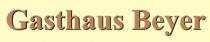 Logo Gasthaus Beyer