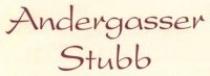 Logo Andergasser Stubb