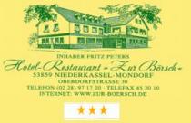 Logo Hotel Restaurant Zur Börsch