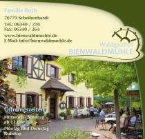 Logo Waldgasthof Bienwaldmühle