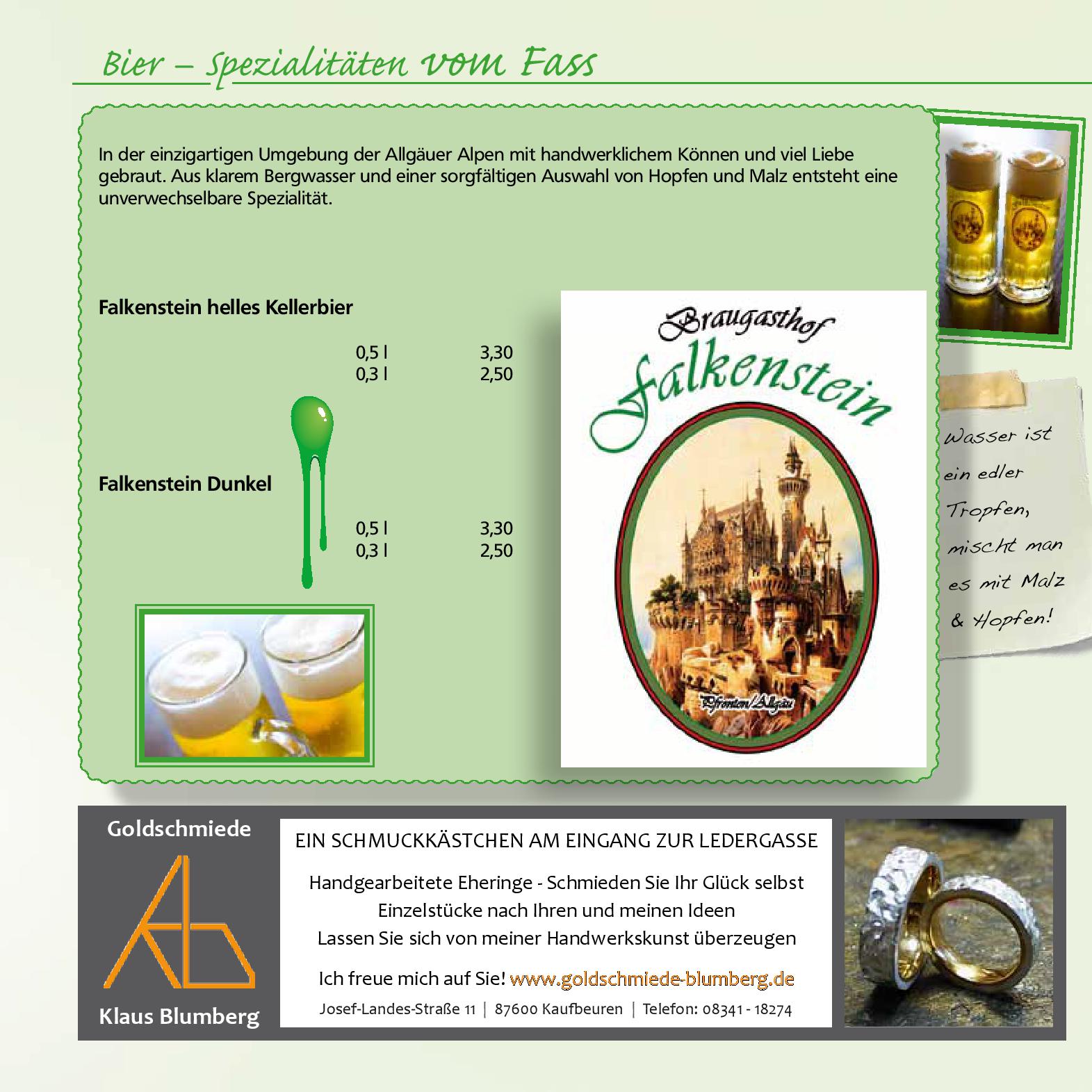 Speisekarte