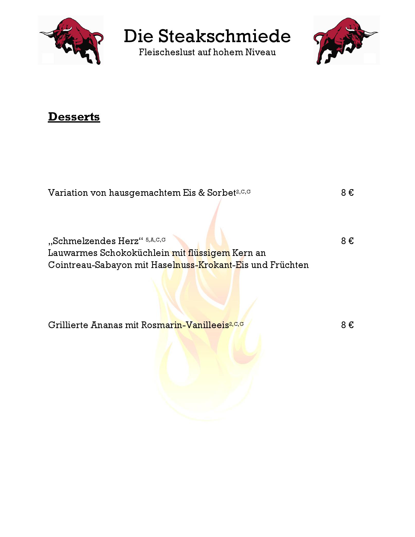 Speisekarte