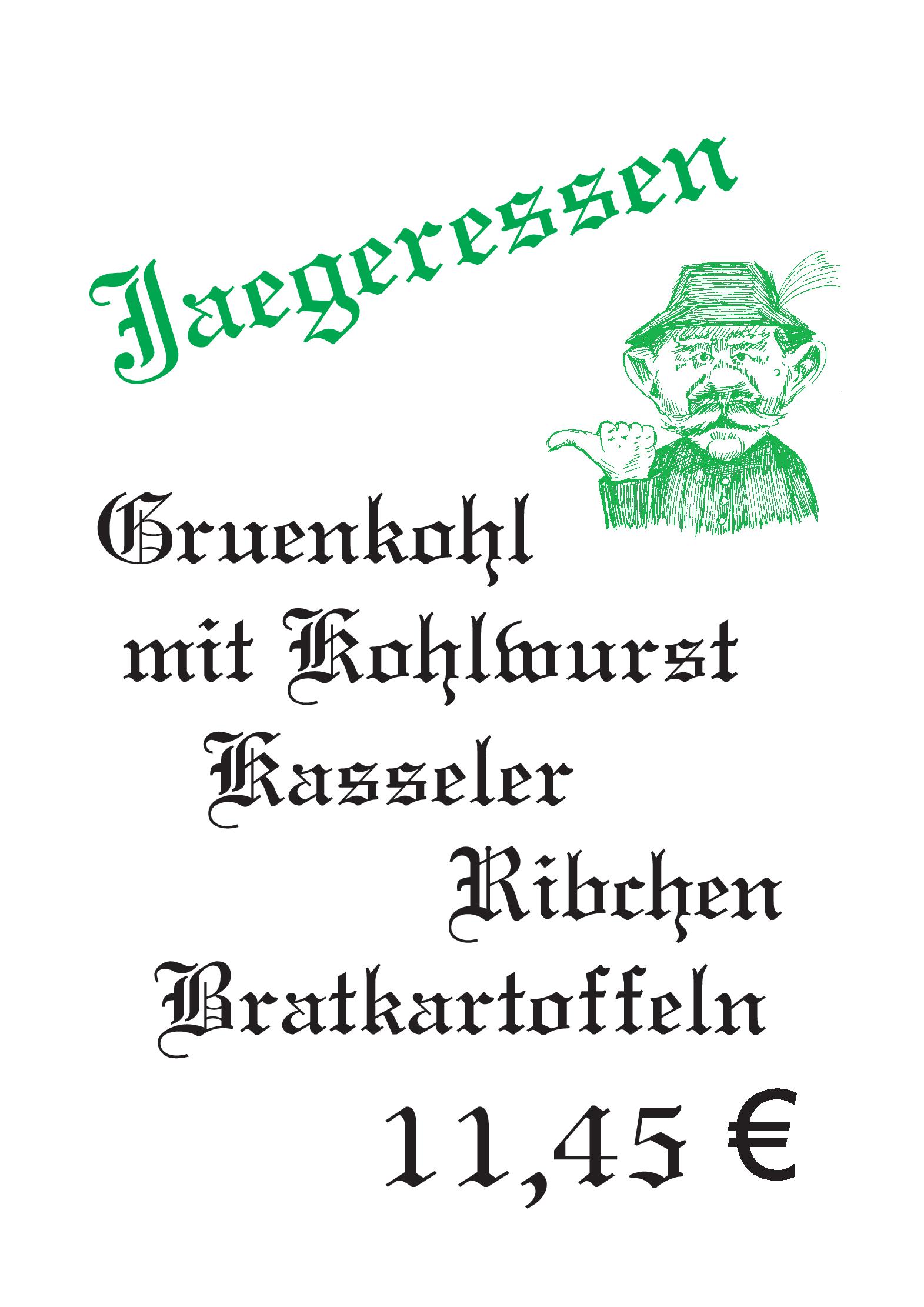 Speisekarte