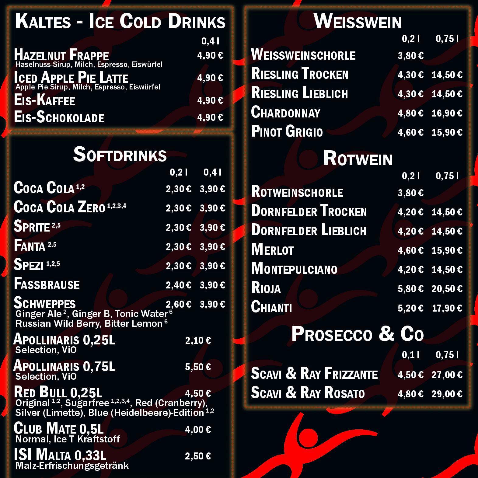 Speisekarte