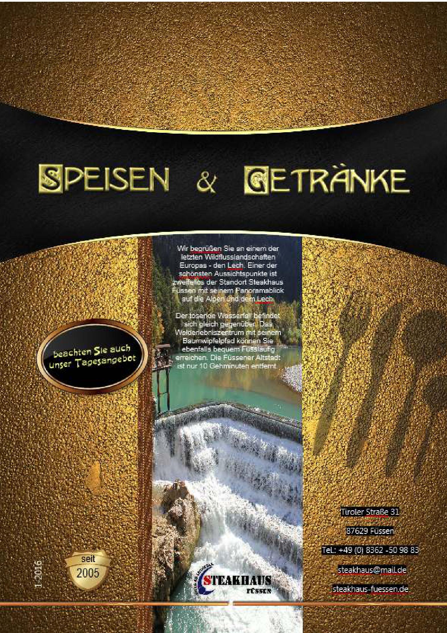 Speisekarte