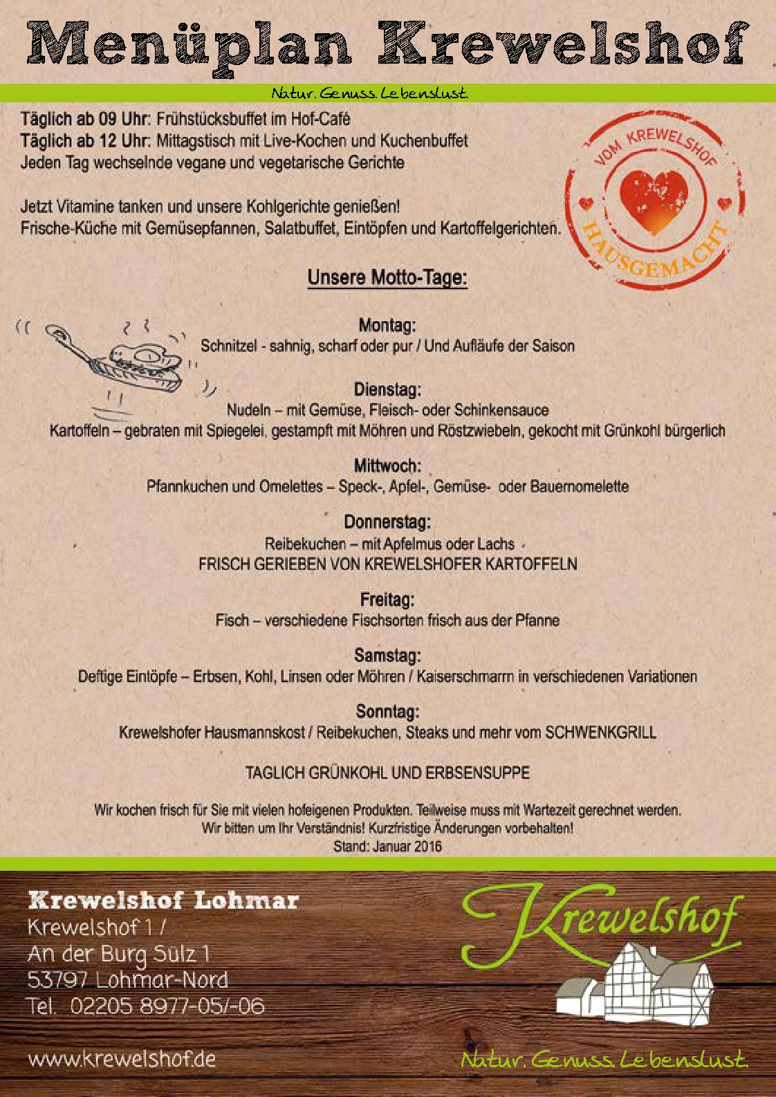 Speisekarte