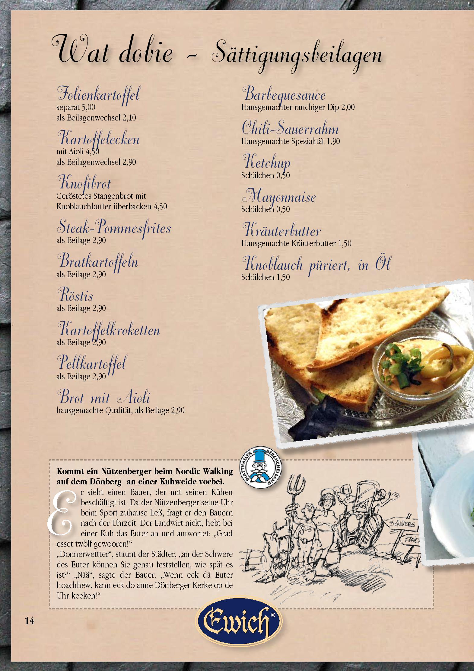 Speisekarte