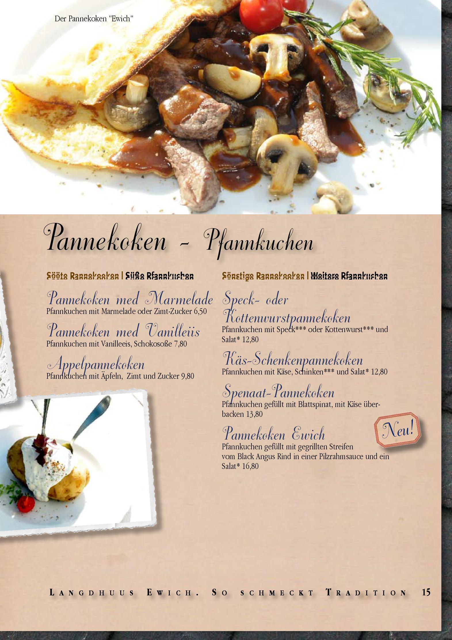 Speisekarte