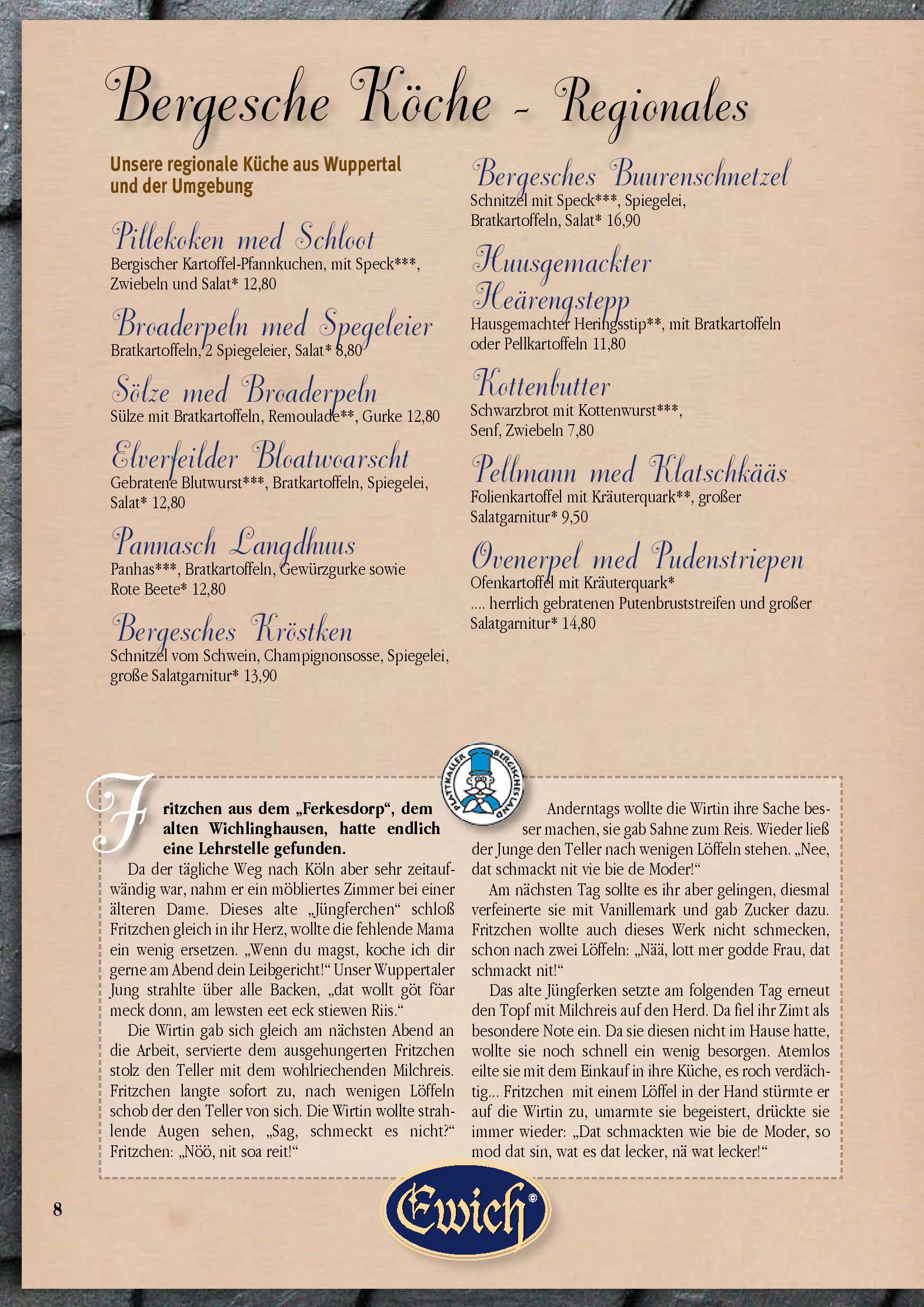 Speisekarte