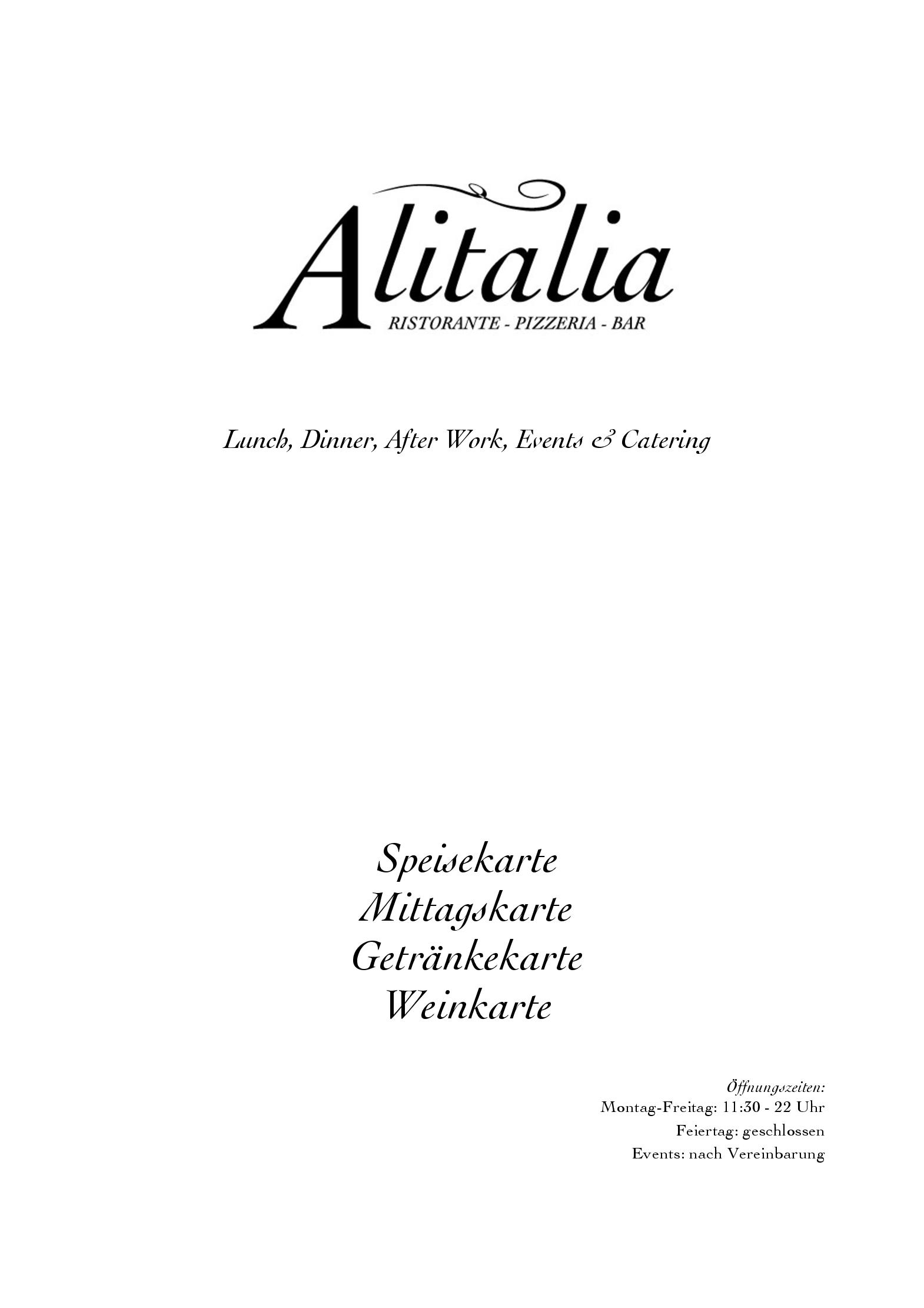 Speisekarte
