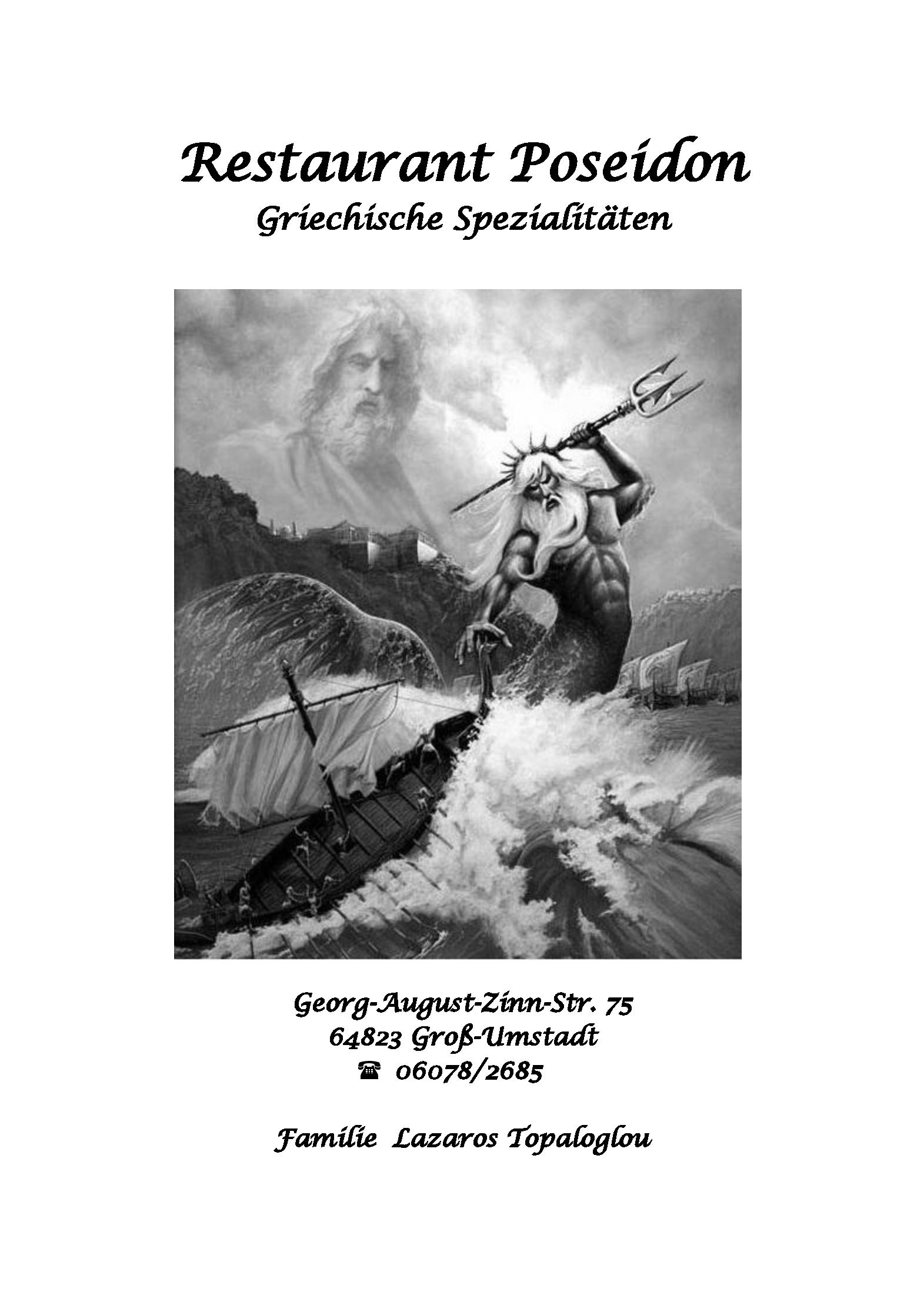 Speisekarte